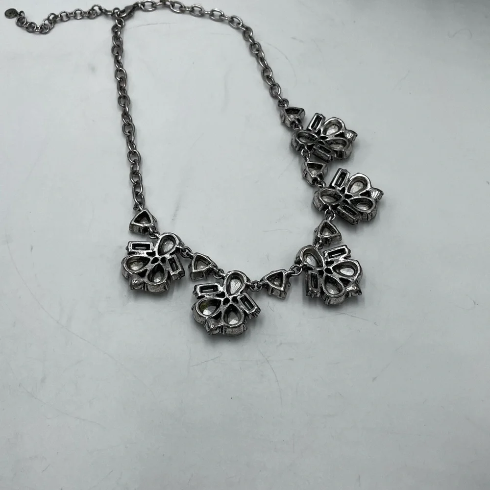 Stunning Stella & Dot Lila Crystal Rhinestone Statement Bib Necklace‎